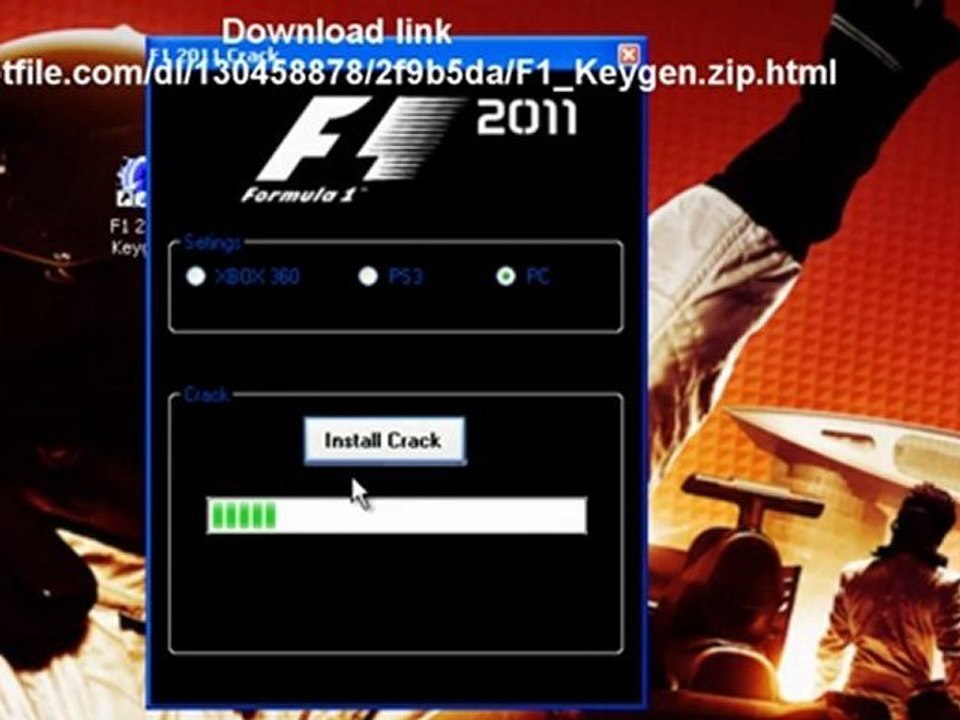 F1 2011 Full Working Keygen And Crack 2011