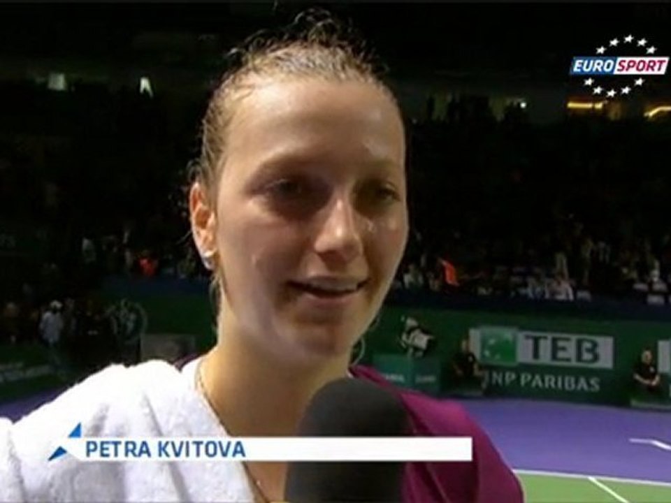 Kvitova farkını ortaya koydu