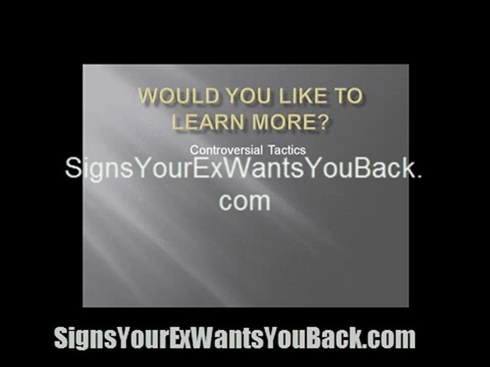 Signs My Ex Wants Me Back | What You Should Do