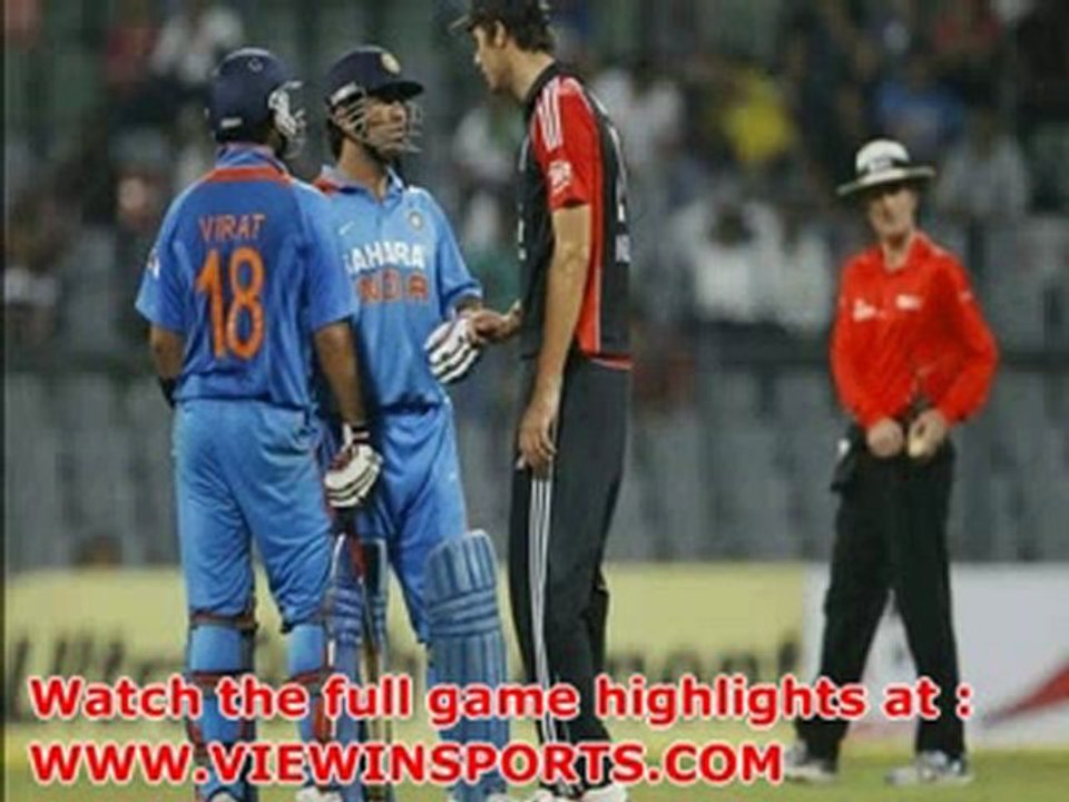 India - England 5 th ODI 25/10/11 Eden gardens