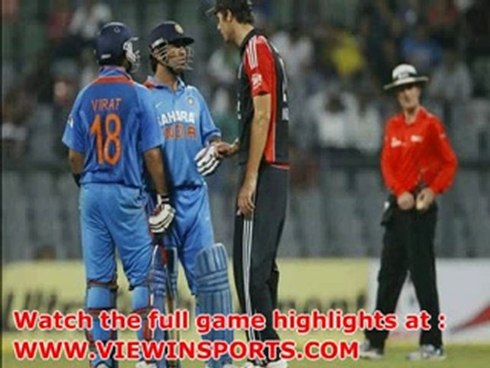 India - England 5 th ODI 25/10/11 Eden gardens