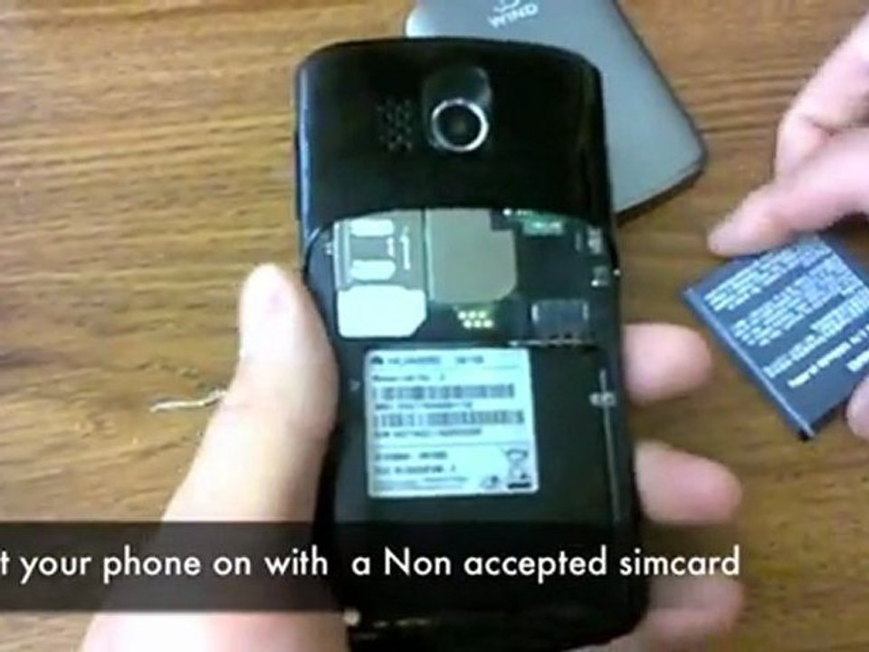 How to Unlock Huawei U6150 by Sim Unlock Code (NCK video Dailymotion