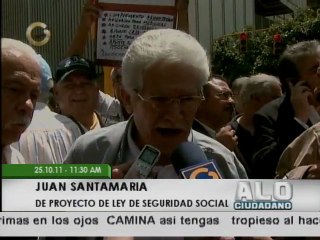 Jubilados exigen reforma de Seguro Social