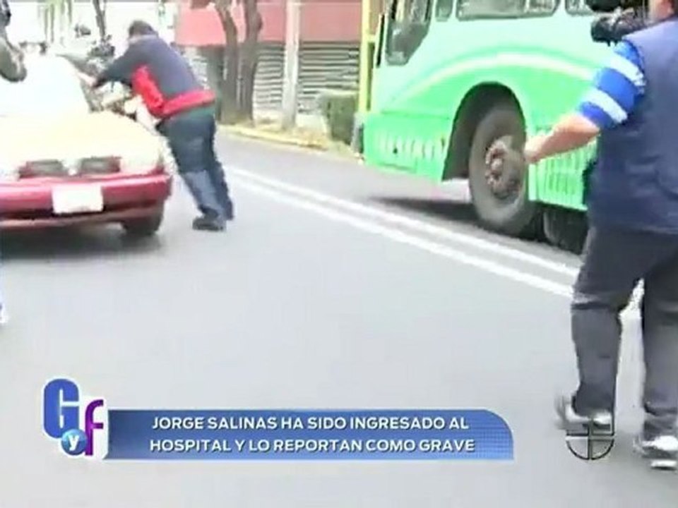 Jorge Salinas en estado grave en el hospital