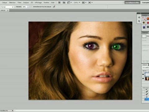 Artisticall - Tuto - Changer la couleur des yeux