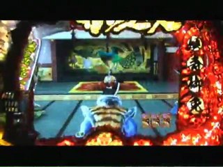 パチンコ花の慶次～焔-新シーンの全回転リーチ