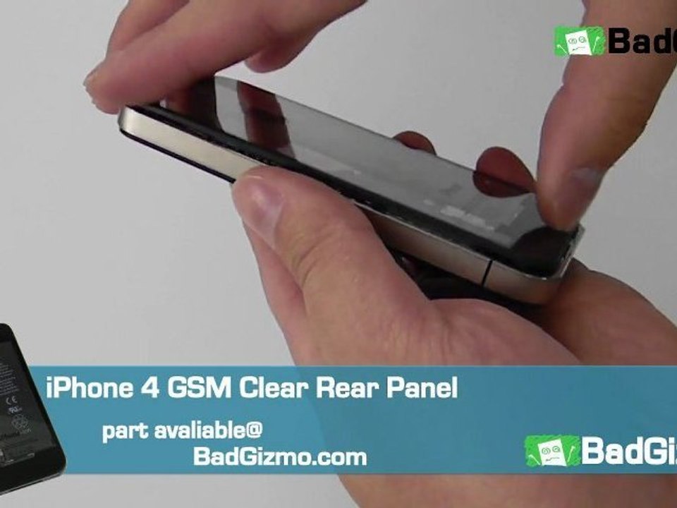 iPhone 4 GSM Clear Rear Panel