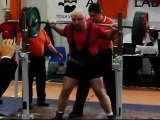 WDFPF European Single Lifts 2011 in Estonia, Squat, First place.