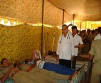 COMMISIONER OF POLICE DONATING BLOOD ON19 10 11 ON THE EVE OF POLICE COMMORATION DAY RED CROSS VIJAYAWADA