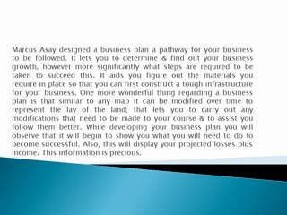 Marcus asay helps to drive your business to the seventh sky