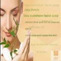 Get a glowing skin through Sibu Beauty - sea buckthorn facial soap