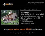 Vente Maison HADOL 88 proche  EPINAL Vosges - Immobilier particulier
