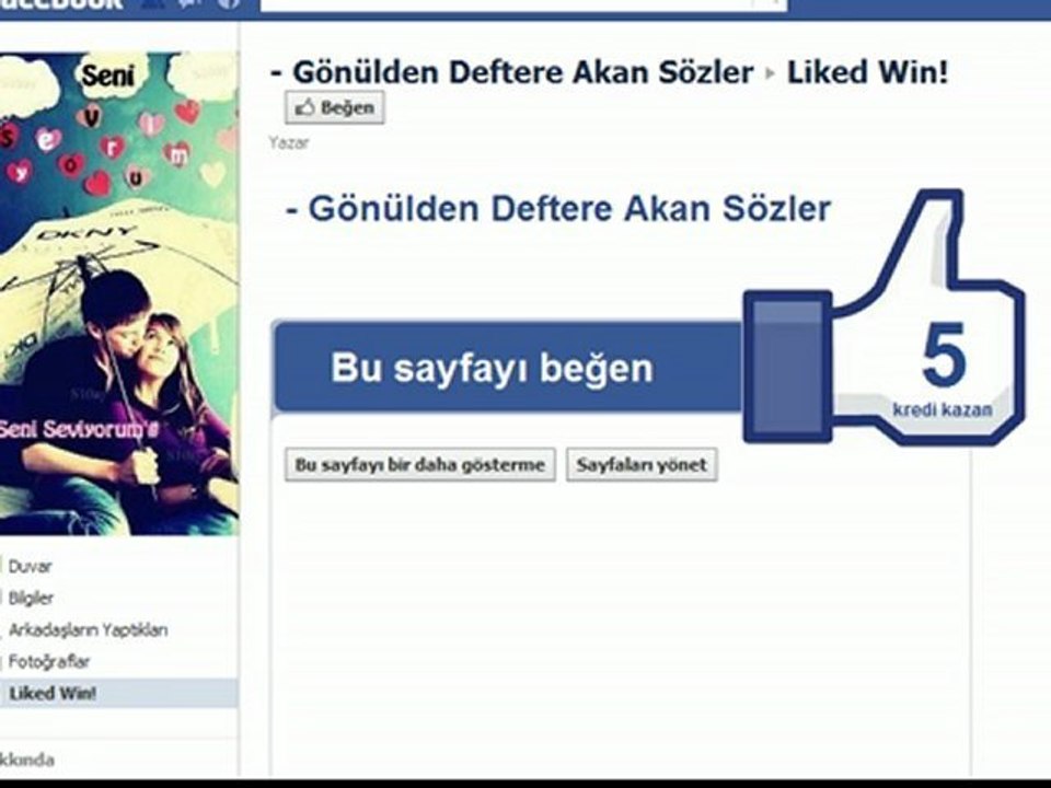 Liked Win Sayfa Kasma !