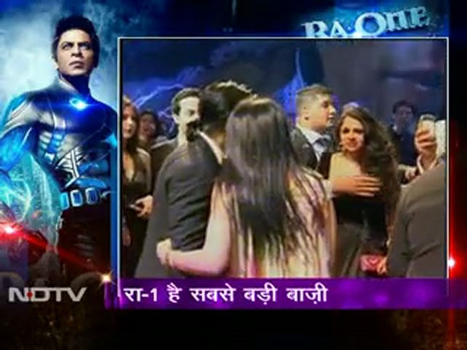 'रा.वन' के लंदन प्रीमियर में स्टार