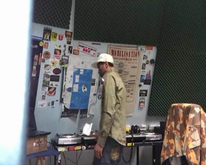 Mr Shane aka gully bass line and positive irie on radio campus orleans 88.3 fm