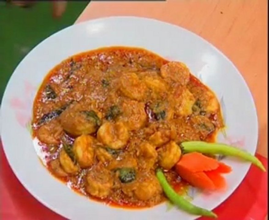 Prawns Recipes - Prawns Tomato Curry - Prawns Do Pyaza - 02