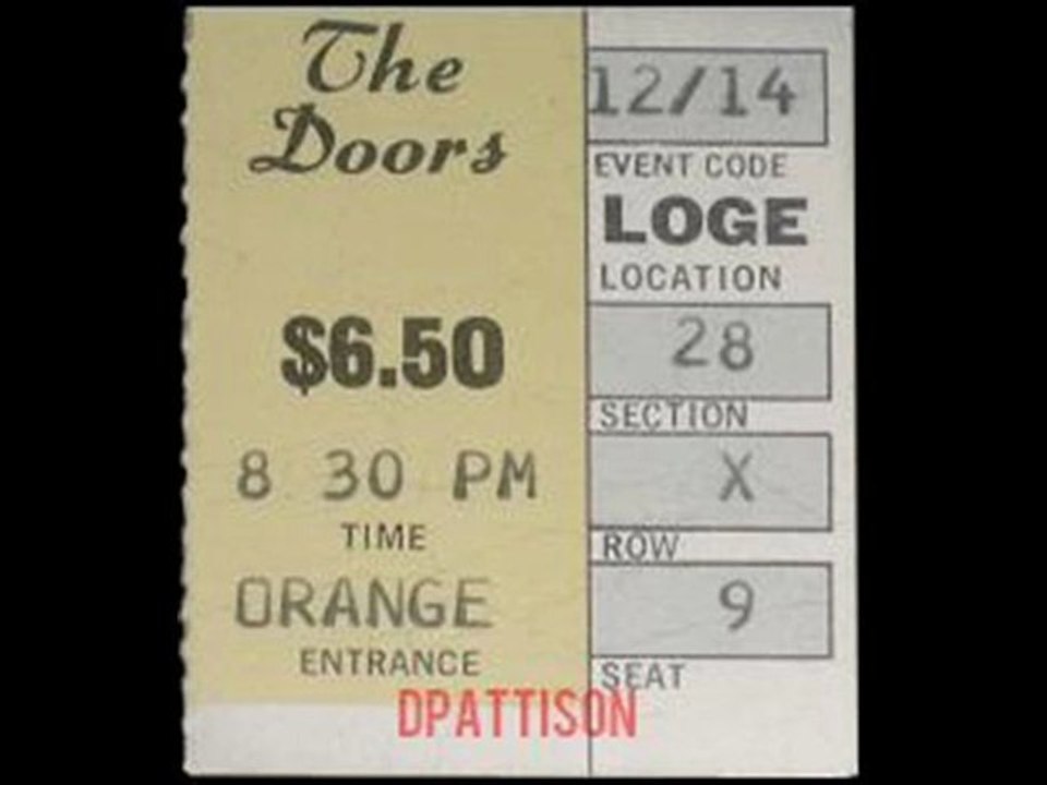 Light My Fire - The Doors Live At The LA Forum, Inglewood, CA Sat. December 14, 1968