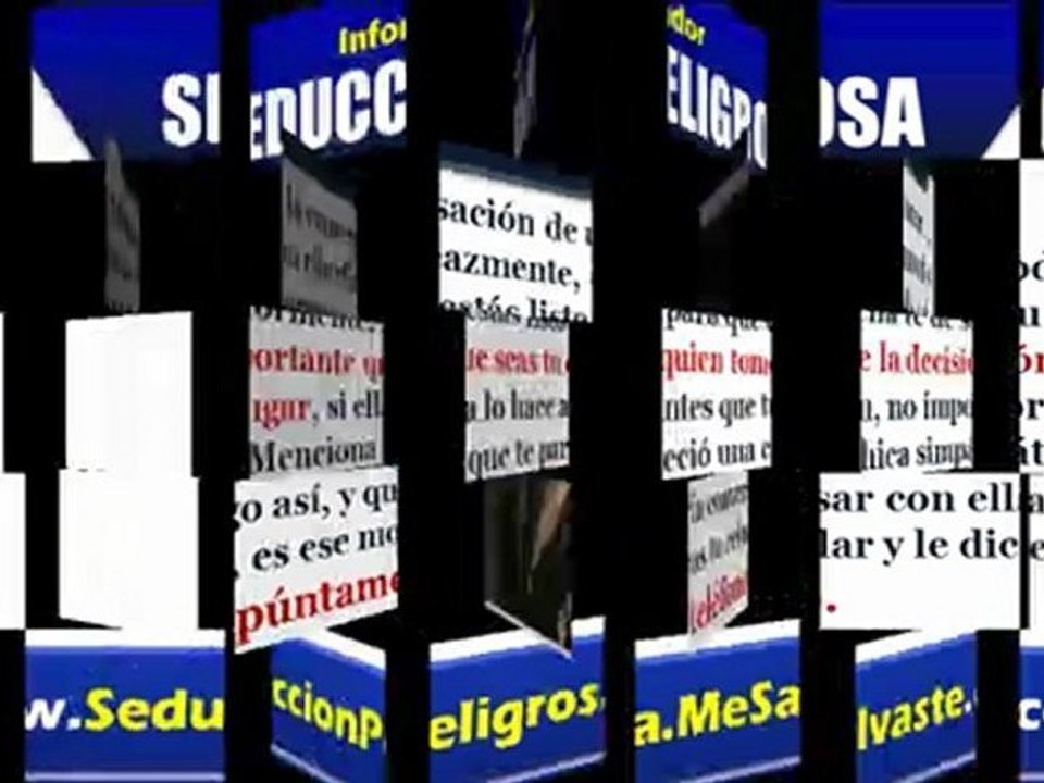 Como conquistar a una mujer dificil - SEDUCCION PELIGROSA [Ligando a una chica]