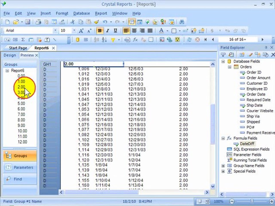 Learn about Grouping and Sorting in Mastering Crystal ...