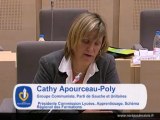 Intervention Cathy Apourceau-Poly lycees 20-10-11