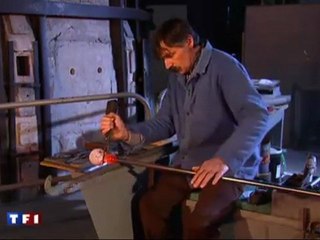 Les boules de Noël en verre à Trélon