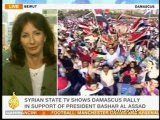 SYRIE Dizaines de milliers de manifestants à Damas en soutien à Bachar ell Assad