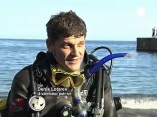 Ho dipinto il mio quadro nell'acqua