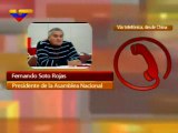 Toda Venezuela Contacto telefonico con Fernando Soto Rojas presidente de la AN 26.10 2011