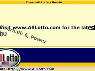 Powerball Lottery Drawing Results for October 26, 2011