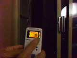 FAIL - Aluminum screen door fails to shield cell phone radiation - smart meter alert Vancouver