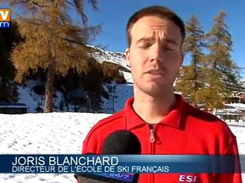 La neige s'installe dans les Hautes-Alpes