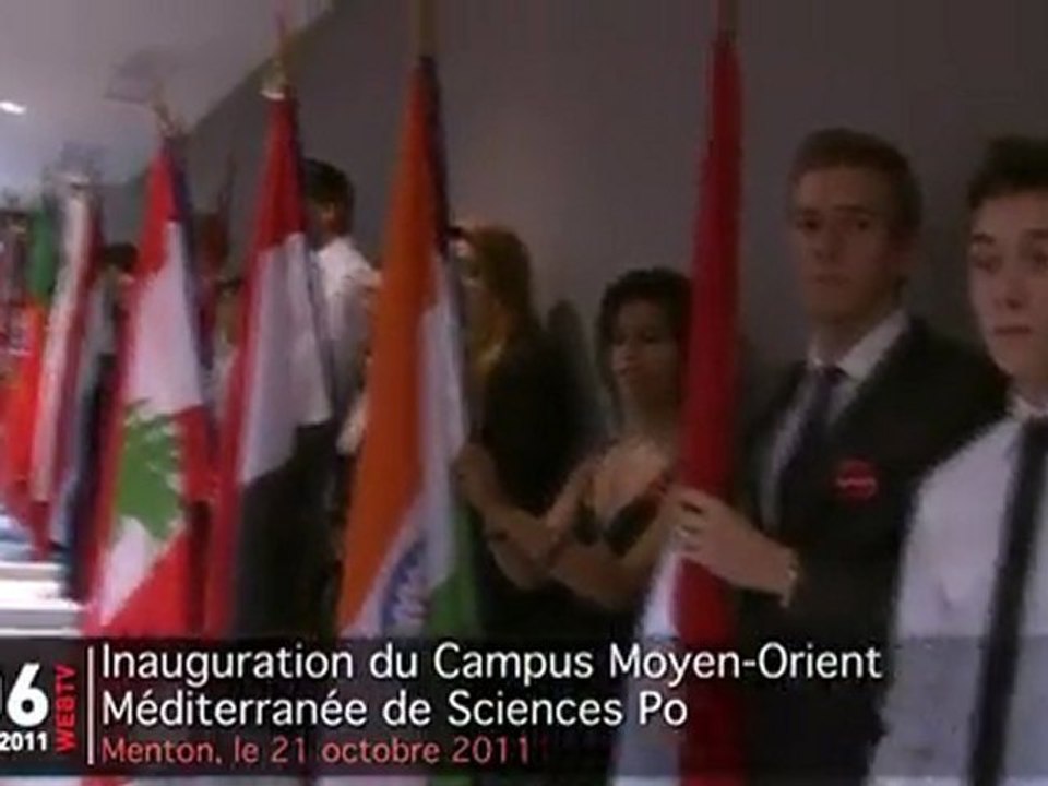 Inauguration du Campus Moyen-Orient Méditerranée de Sciences Po