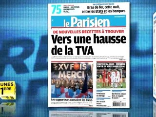 Revue de presse Unes 1ère - 27 octobre 2011