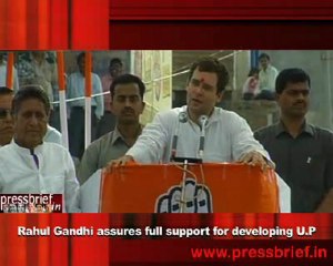 Rahul Gandhi assures full support for developing U.P