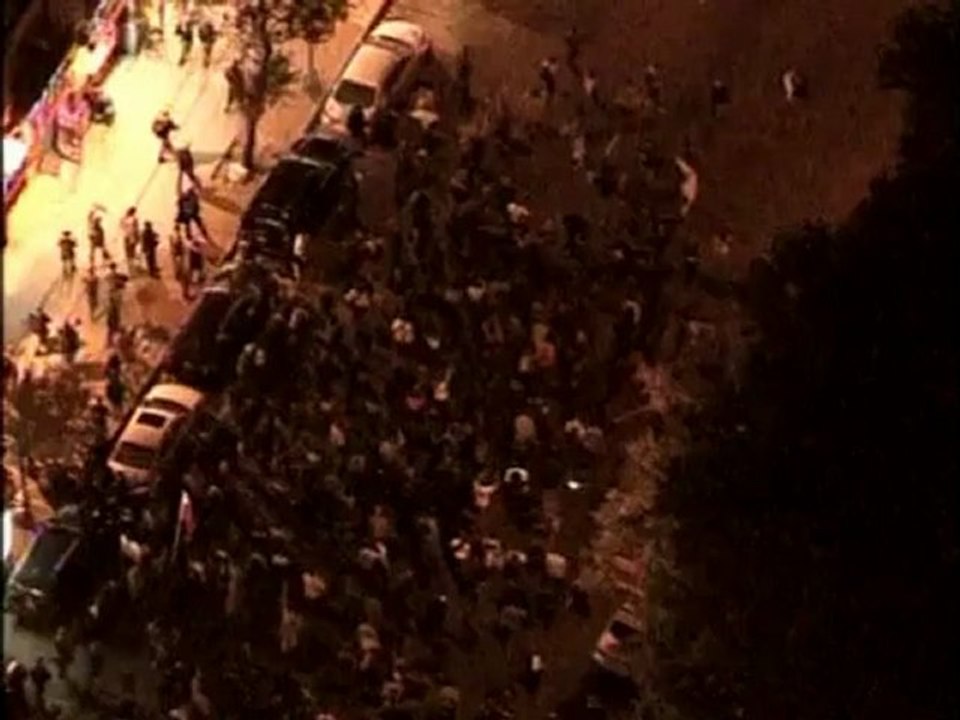 NY protesters in sympathy march
