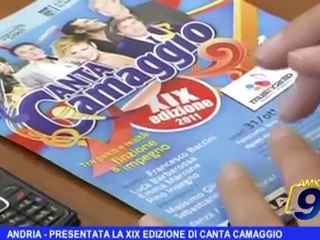 Andria |  Presentata la XIX edizione di Canta Camaggio