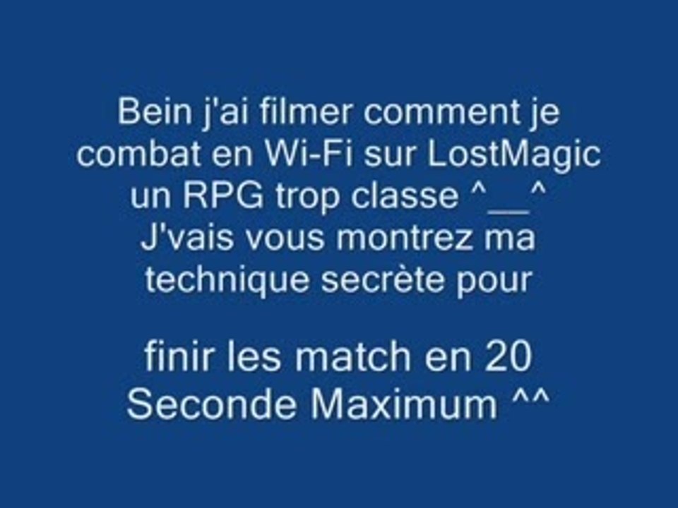 Technique de Rusher sur LostMagic
