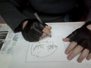 Ai Haibara (dessin(encrage + gommage))