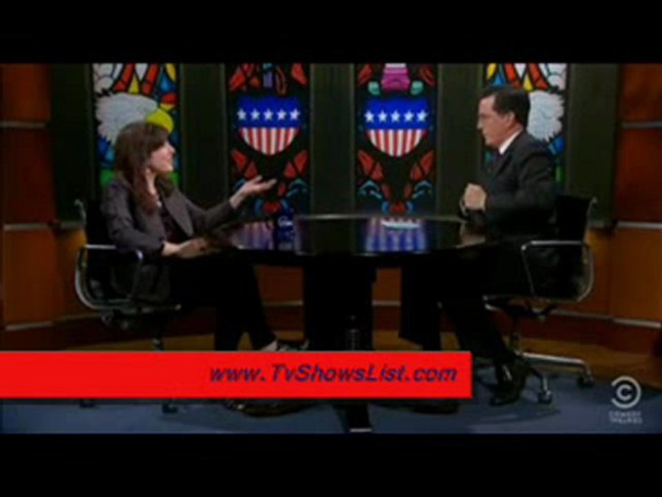 The colbert report season 7 episode 134 (susan saladoff)