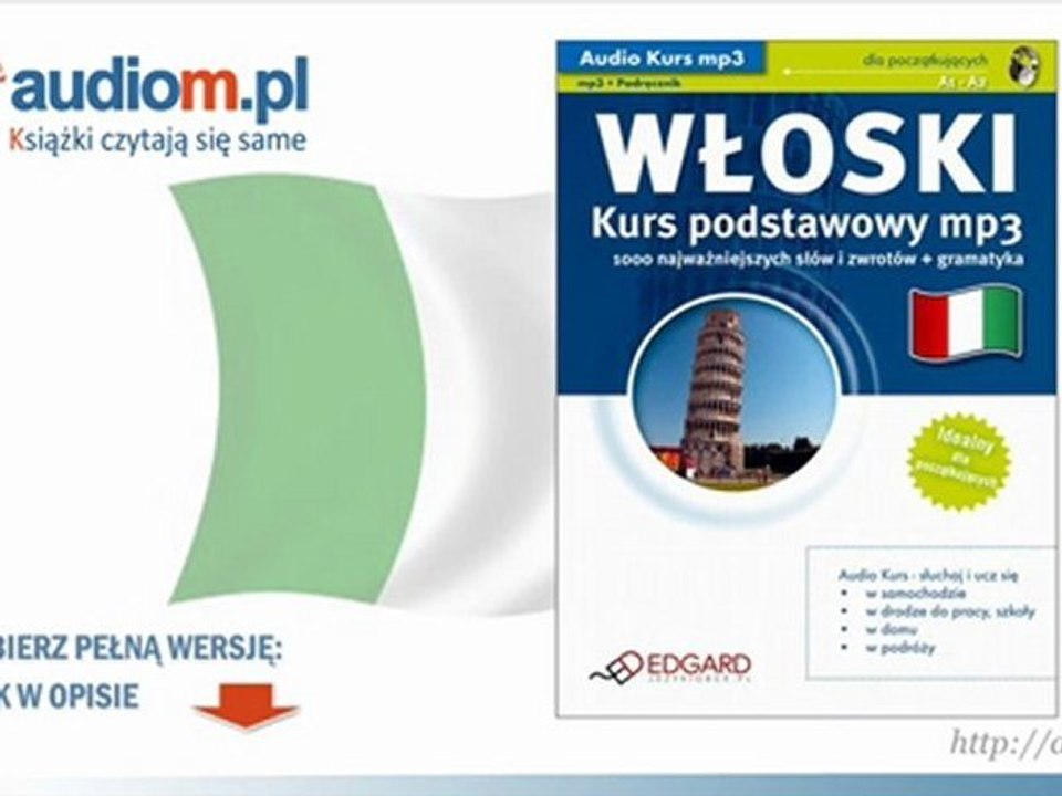 Język włoski dla początkujących - audio kurs mp3