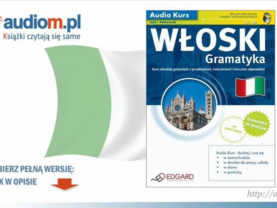 Włoski Gramatyka - audio kurs mp3