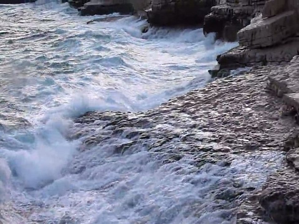 cassis : vent de sud-est à la presqu'île - 2011