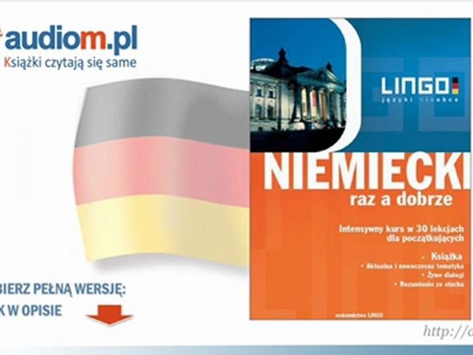 NIEMIECKI raz a dobrze. Intensywny kurs w 30 lekcjach
