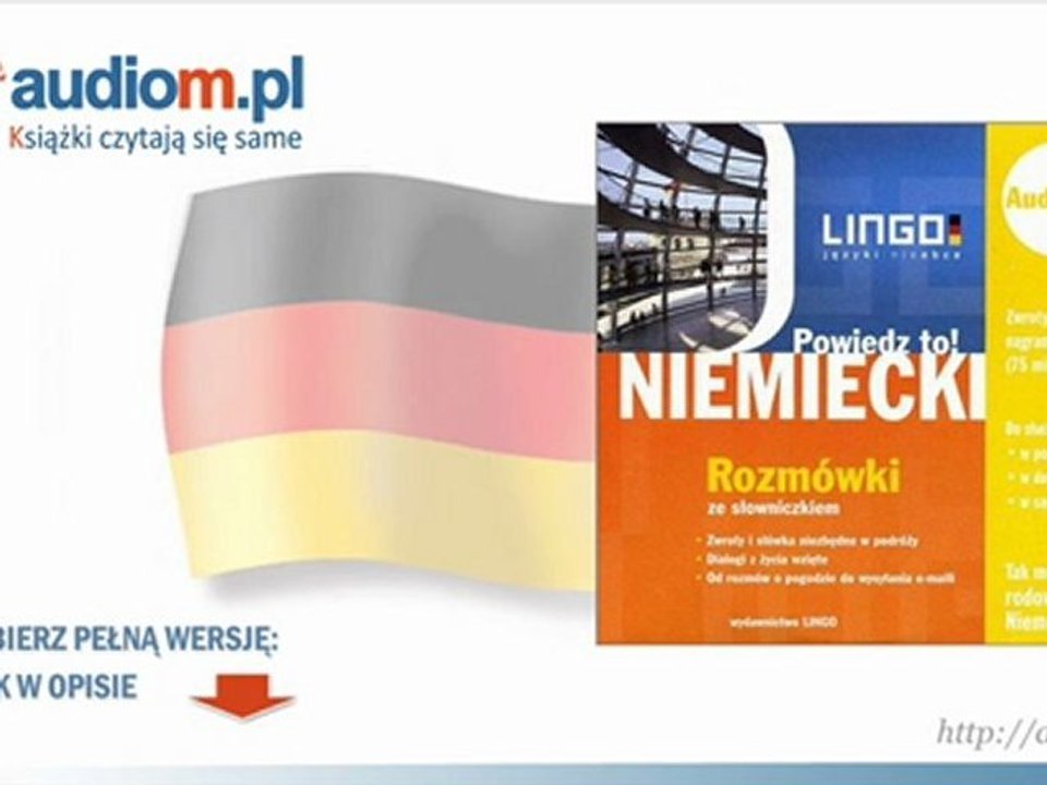 NIEMIECKI. Rozmówki w wersji audio. Powiedz to! - audio kurs mp3