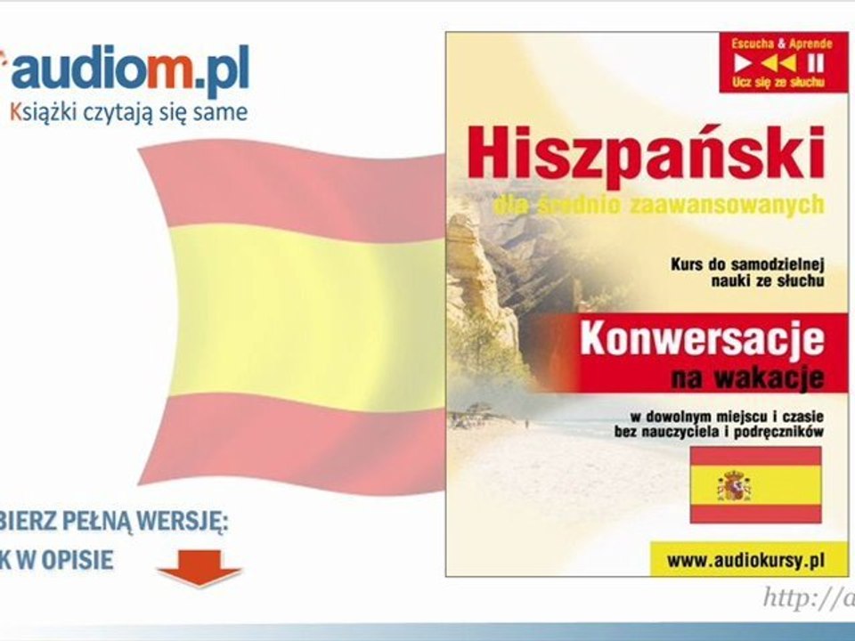 Hiszpański dla średnio zaawansowanych - Konwersacje na wakacje mp3
