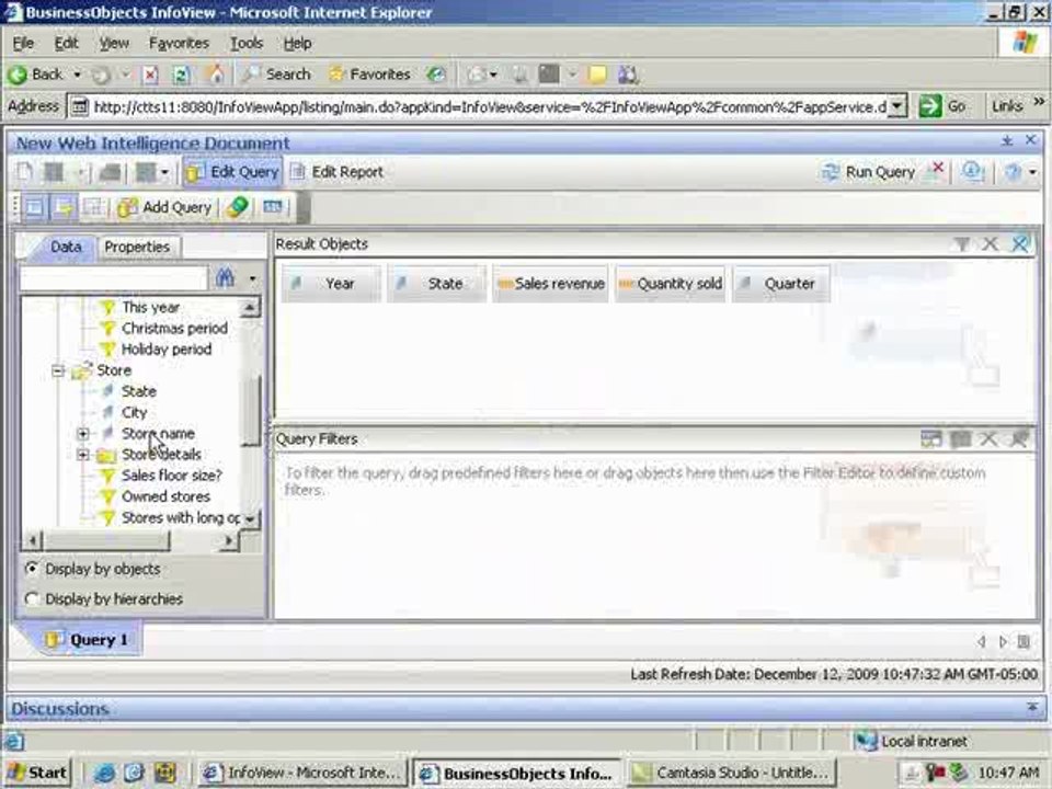 Learn how to use the Speed Menu in WebIntelligence™ ...