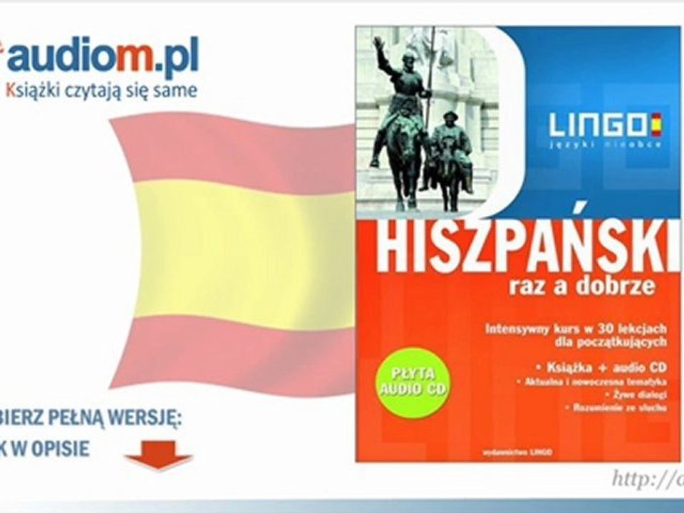 HISZPAŃSKI raz a dobrze. Intensywny audio kurs w 30 lekcjach - mp3