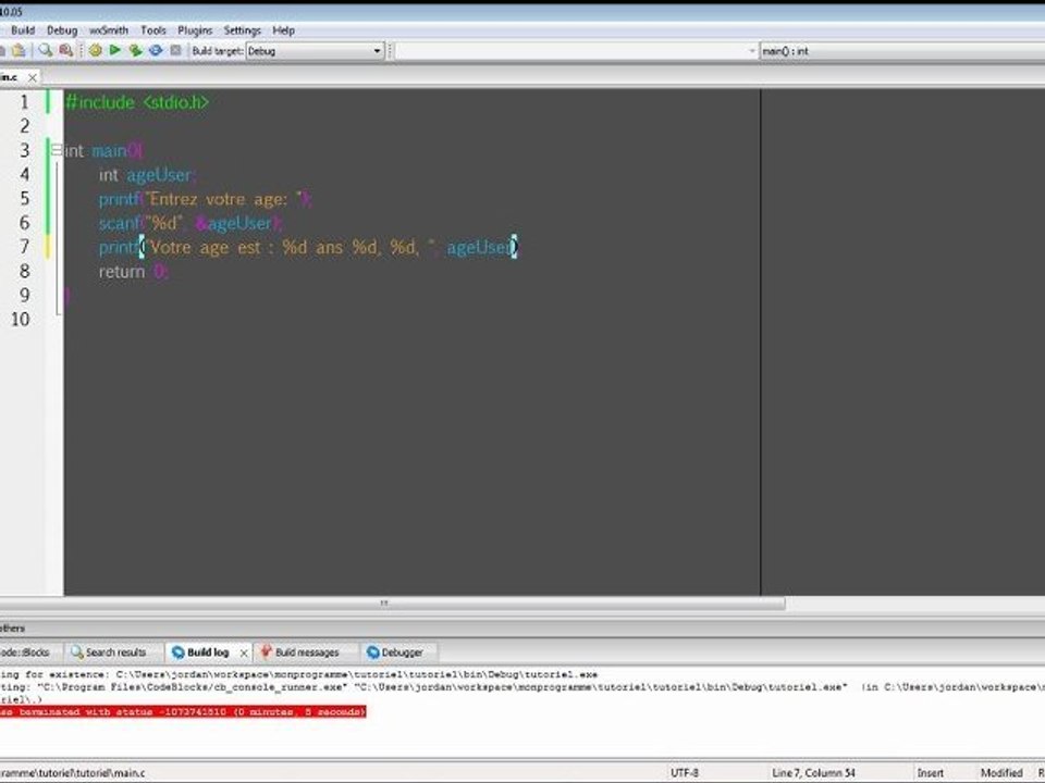 Tutoriel :: Langage C - Les bases