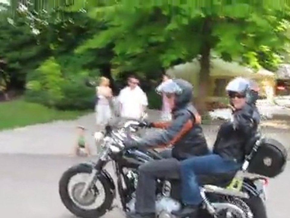 Fred et son nouveau guidon