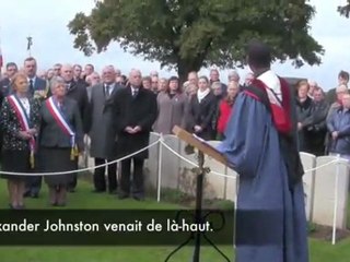 Les obsèques militaires du soldat canadien Alexander Johnston